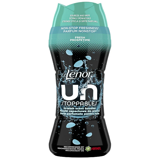 Lenor Unstoppables Fresh vonné perličky do pračky 270 g pro intenzivní a svěží vůni prádla
