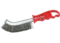 Spokar druciany szczotka, plastikowy uchwyt