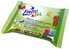 Linteo Kids Creative vlhčené ubrousky, 15 ks