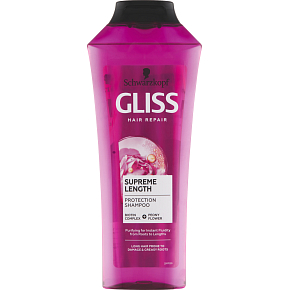 Gliss szampon ochronny Supreme Length do długich włosów, 400 ml