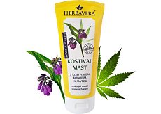 Herbavera maść komfrey z konopiami i miętą, 200 ml