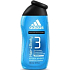 Adidas 3 After Sport sprchový gel na tělo a vlasy pro muže 250 ml