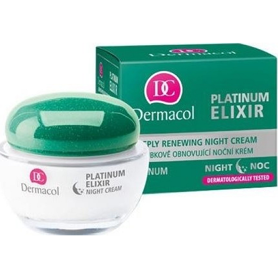 Dermacol Platinum Elixir hloubkově obnovující noční krém 50 ml