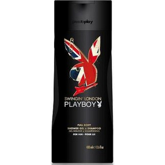 Playboy London Swingin 2v1 sprchový gel a šampon pro muže 250 ml