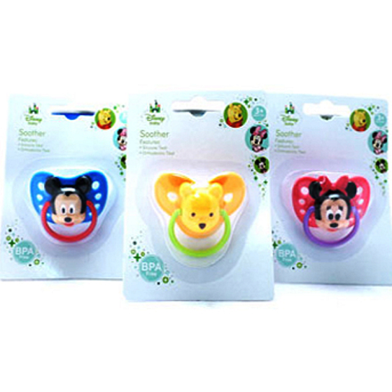 Disney Baby 3D Bpa Free anatomické šidítko blistr 1 kus