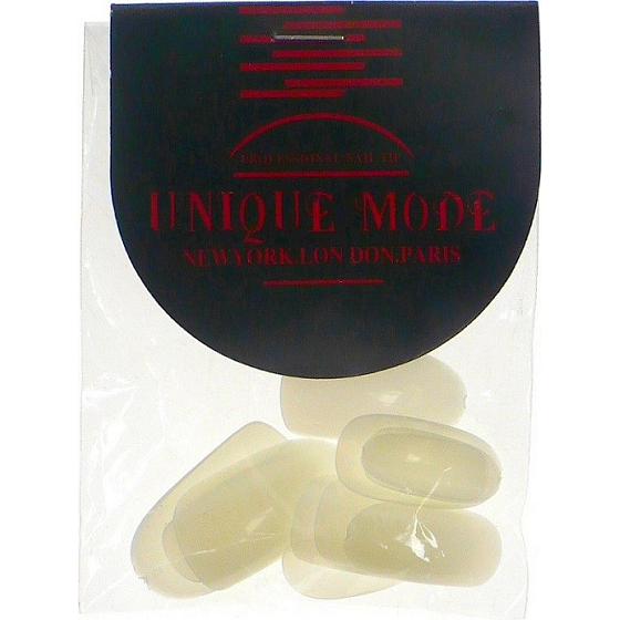 Professional Nail Tip Unique Mode umělé nehty mléčné 6295 12 kusů