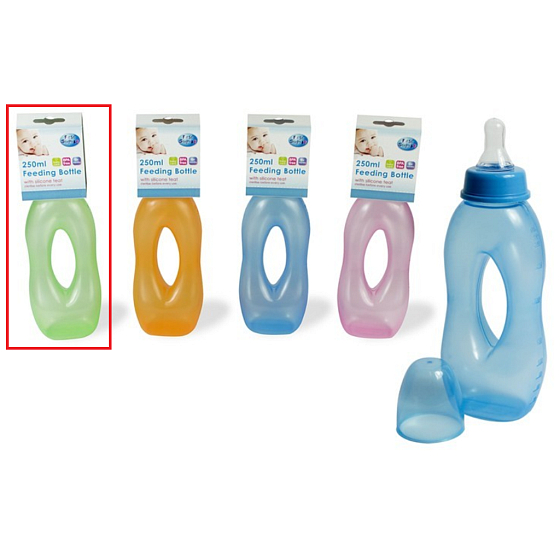 First Steps Slza 0+ kojenecká láhev zelená 250 ml