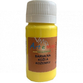 Art e Miss Farba na skórę, skórzane i podobne materiały 62 żółta 40 g