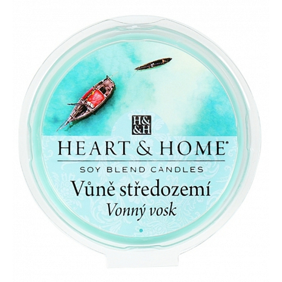 Heart & Home Vůně středozemí Sojový přírodní vonný vosk 27 g