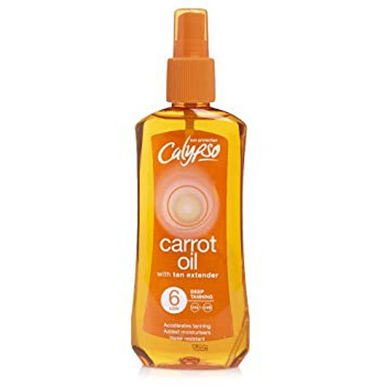 Calypso Carrot Oil SPF6 karotkový olej na opalování 200 ml