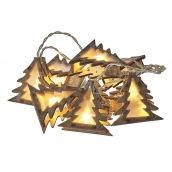 Emos Oświetlenie świąteczny łańcuch drzewa 3D, 1,35 m, 10 LED, ciepła biała + 0,3 m przewodowy kabel