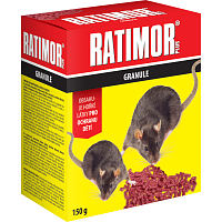 Ratimor Plus Bromadiolon pułapka na gryzonie, granulki, 150 g