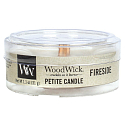 WoodWick Fireside - Oheň v krbu vonná svíčka s dřevěným knotem petite 31 g