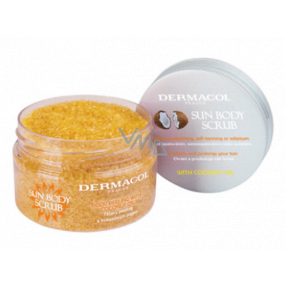 Dermacol Sun Body Scrub tělový peeling s kokosovým olejem 200 g