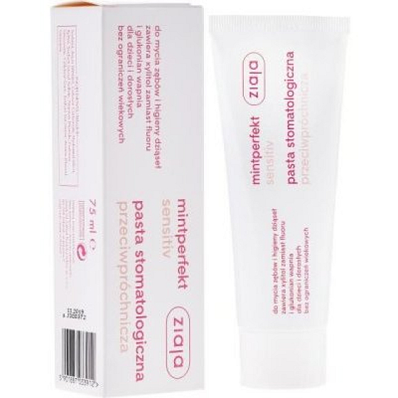 Ziaja Mintperfect Sensitive pasta do zębów przeciw próchnicy 75 ml
