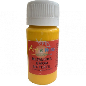 Art e Miss Farba do tkanin metaliczna 63 Pomarańczowa 40 g