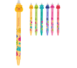 Colorino Gumka do pisania Jelly Heads pomarańczowy, niebieski wkład 0,5 mm
