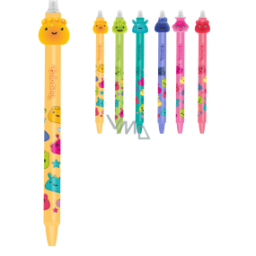 Colorino Gumka do pisania Jelly Heads pomarańczowy, niebieski wkład 0,5 mm