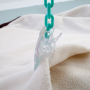 Baby Farlin Pacifier Clip łańcuszek na smoczek Sówka niebieska dla dzieci 0+ miesięcy