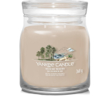 Yankee Candle Seaside Woods - Nadmorskie drewno - Świeca zapachowa Signature średni szklany 2 knoty 368 g