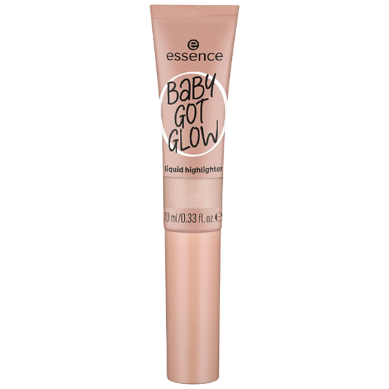 Essence Baby Got Glow płynny rozświetlacz 10 Sassy in Silk 10 ml