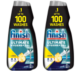 Finish Ultimate Lemon gel do myčky duopack 2 x 1 l