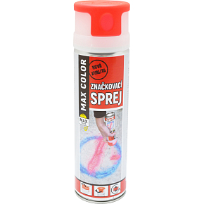 Max Color spray do znakowania, czerwony, 500 ml