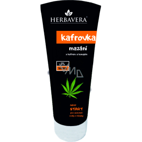 Herbavera Kafrovka mazání s kafrem a konopím, 200 ml Herbavera Kafrovka mazání s kafrem a konopím, 200 ml