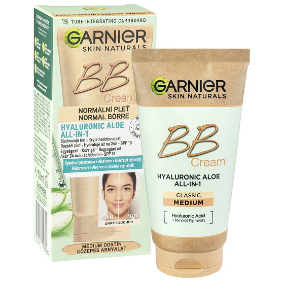 Garnier Skin Naturals BB cream do normalnej cery Medium 50 ml