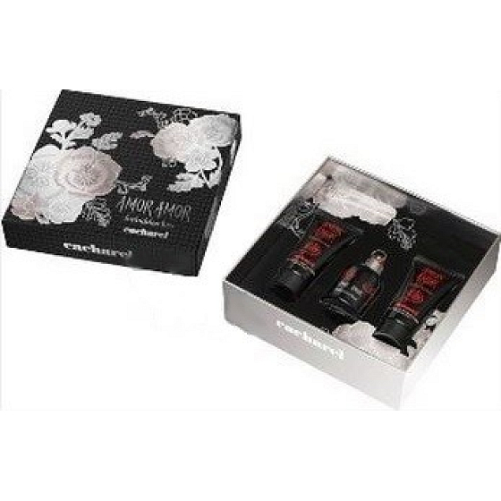 Cacharel Amor Amor Forbidden Kiss toaletní voda 30 ml + 2 x tělové mléko 50 ml, dárková sada