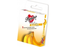 Pepino Banan prezerwatywa z naturalnego lateksu 3 sztuki