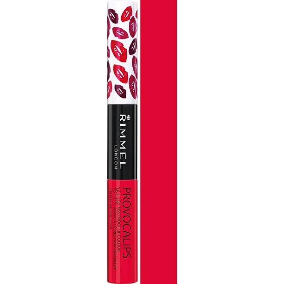 Rimmel London Provocalips 16HR Kiss Proof Lip Colour lesk na rty 500 Kiss Me You Fool 4 ml a 3 ml