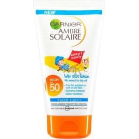 Garnier Ambre Solaire Resisto SPF50 voděodolný ochranný krém pro děti 50 ml