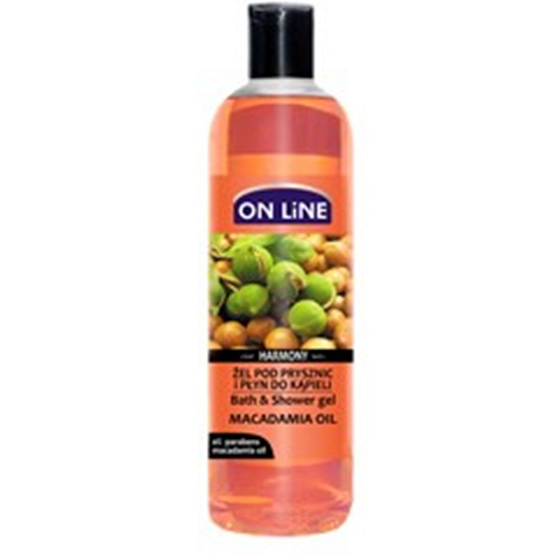 On Line Harmony Macadamia Oil sprchový gel a pěna do koupele 500 ml