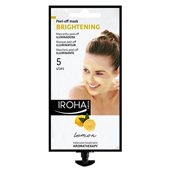Iroha Brightening Rozjasňující aromaterapeutická slupovací maska s citrónem 25 g