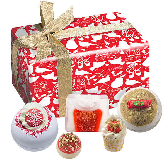 Bomb Cosmetics Vánoční koleda - Christmas Carol balistik 2 x 160 g + kulička 30 g + špalíček 50 g + mýdlo 100 g, kosmetická sada