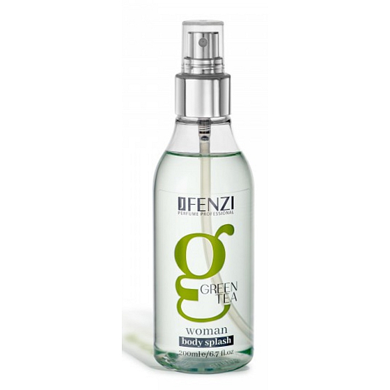 JFenzi Green Tea parfémovaný tělový sprej pro ženy 200 ml
