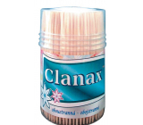 Clanax Patyczki do zębów obustronne w dózie 350 sztuk