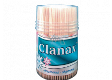 Clanax Patyczki do zębów obustronne w dózie 350 sztuk