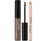 Korff Cure Make Up Eyebrow Kit tusz do brwi 02 4 ml + ołówek do brwi, zestaw kosmetyczny
