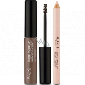 Korff Cure Make Up Eyebrow Kit tusz do brwi 02 4 ml + ołówek do brwi, zestaw kosmetyczny