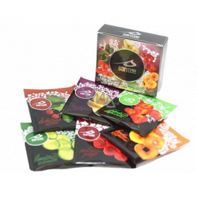 Santée Mini kolekce čajů 15 g Limetka a Echinacea + Malina a Ginkgo + Jahoda a Aloe Vera + Hruška a Šafrán + Divoká třešeň a Acaí + Broskev a Guarana, dárková sada