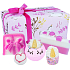 Bomb Cosmetics Unicorn Sparkle šumivý balistik do koupele 160 g + glycerinové mýdlo 2 x 100 g + malá kulička do koupele 30 g + špalíček do koupele 50 g, kosmetická sada