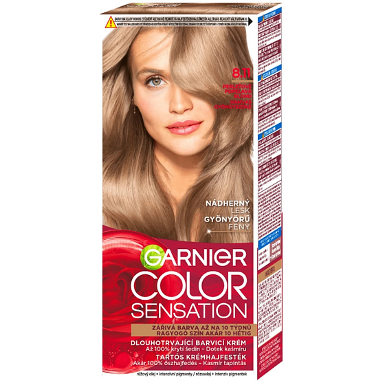 Garnier Color Sensation farba do włosów 8.11 Perłowy popielaty blond