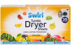 Swirl Tropical zapachowe chusteczki do suszarki 35 sztuk