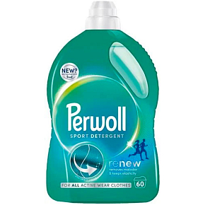 Perwoll żel do prania Renew Sport odzież sportowa, 60 prań, 3000 ml Perwoll żel do prania Renew Sport odzież sportowa, 60 prań, 3000 ml
