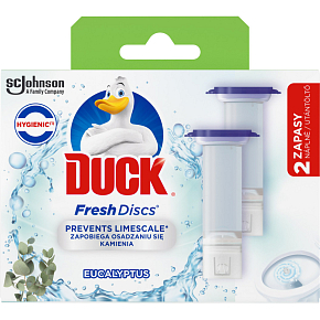 Duck WC blok Fresh Discs Eucalyptus, 2× 36 ml
