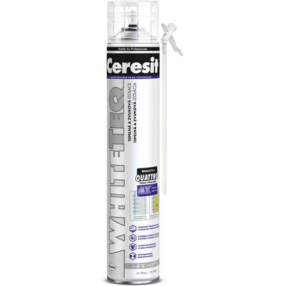 CERESIT WhiteTeq, piankowa piana w tubce, 750 ml