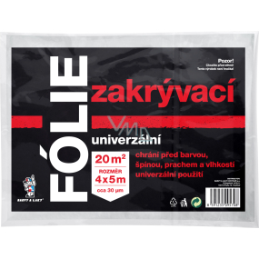BALTOOL uniwersalna folia przykrywająca, 30 µ, 20 m², 4 × 5 m