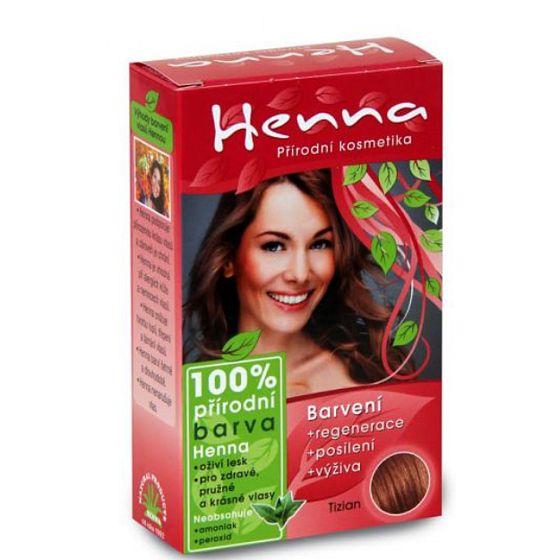 Henna Naturalna farba do włosów Tycjan 120 proszek 33 g